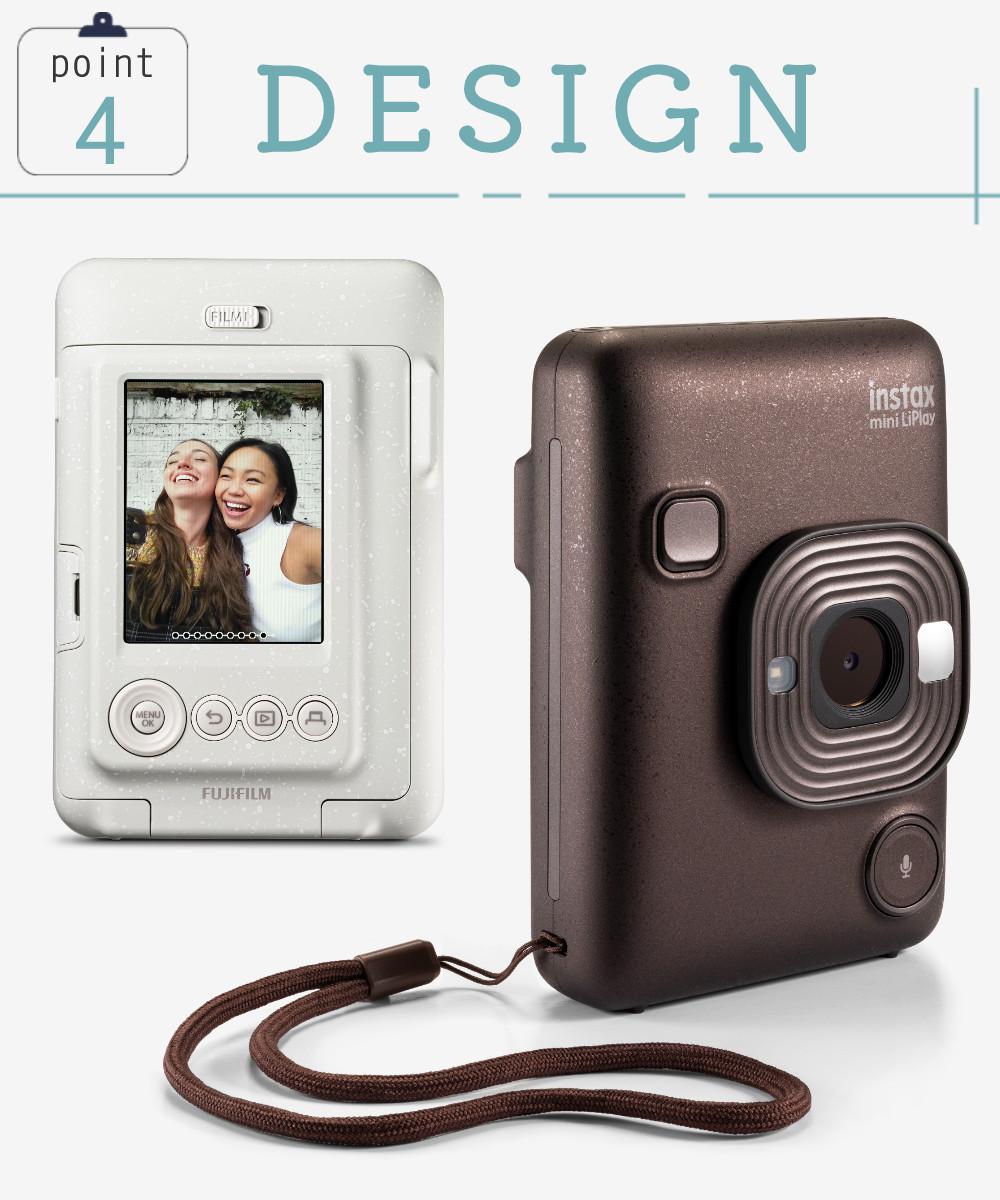 富士フイルム チェキカメラ instax mini LiPlay ミスティーホワイト