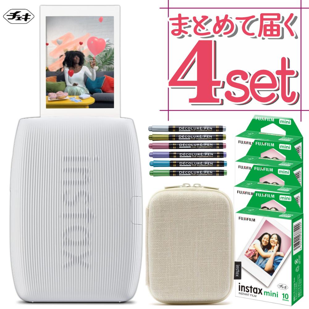 富士フイルム チェキ スマホプリンター instax mini Link3 クレイ