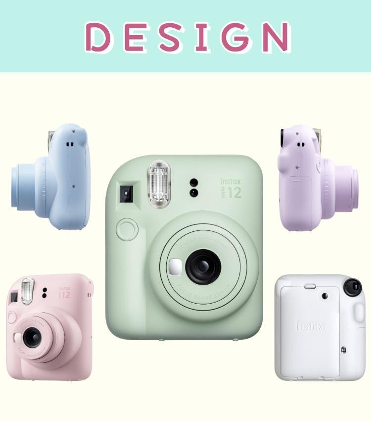 富士フイルム チェキ instax mini 12 インスタントカメラ パステルブルー 4点セット