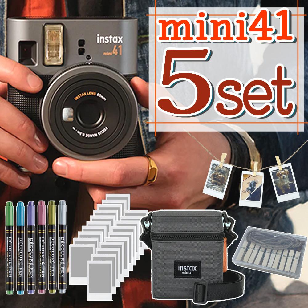富士フイルム チェキ instax mini 41 インスタントカメラ ケース