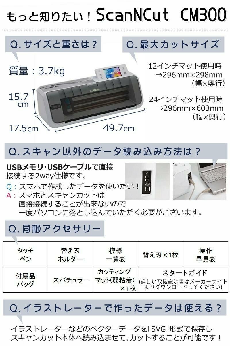 純正オプションBセット】 ブラザー カッティングマシン ScanNCut
