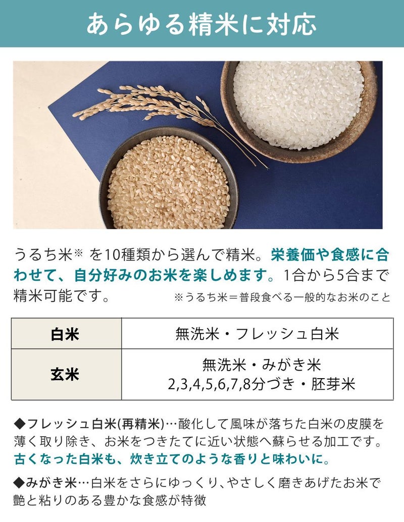山本電気  精米機 MB-RC52R レッド  あわ・きび精白用かご付き