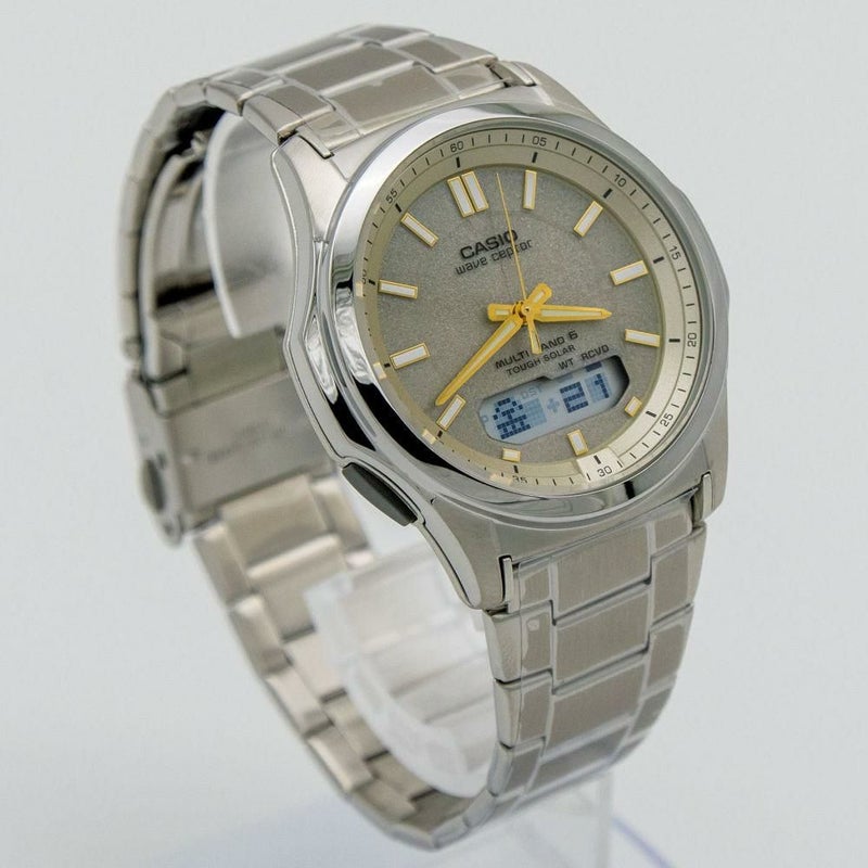 CASIO カシオ  wave ceptor ウェーブセプター  ソーラー電波時計 WVA-M630D-9AJFゴールド ステンレス メンズ  国内正規品