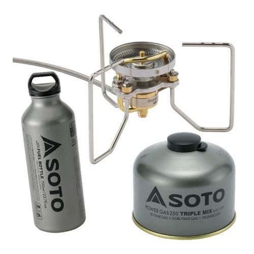 SOTO ソト SOD-372 ストームブレイカー＆広口フューエルボトルル 700ml＆パワーガス250 セット ラッピング不可