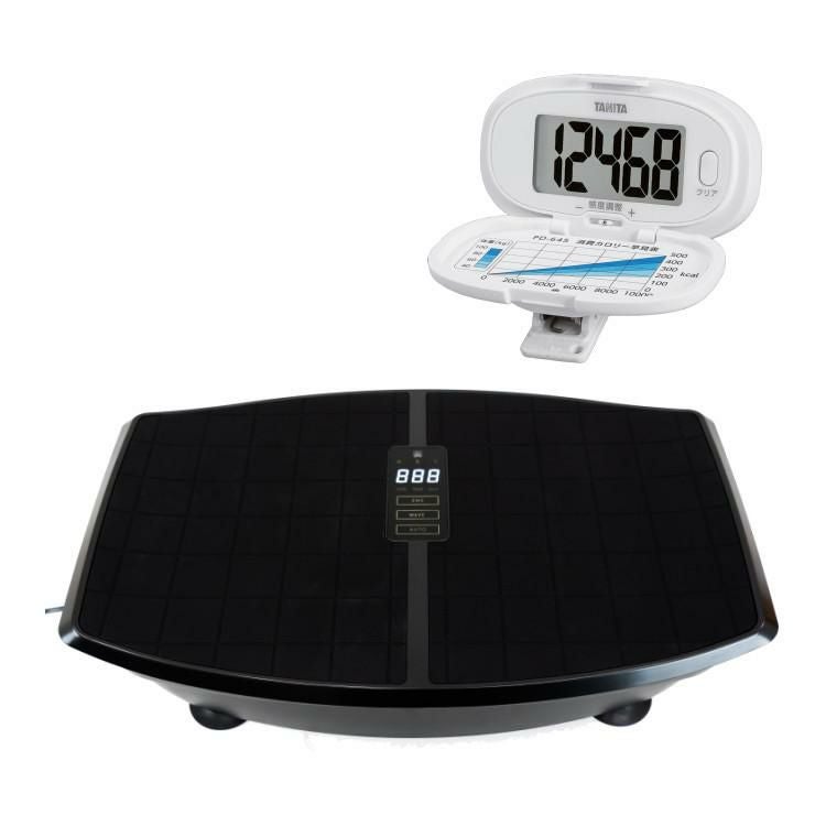 歩数計付き】WELLSPO ハイブリッドコア HC-BB-30 ブラック（ラッピング