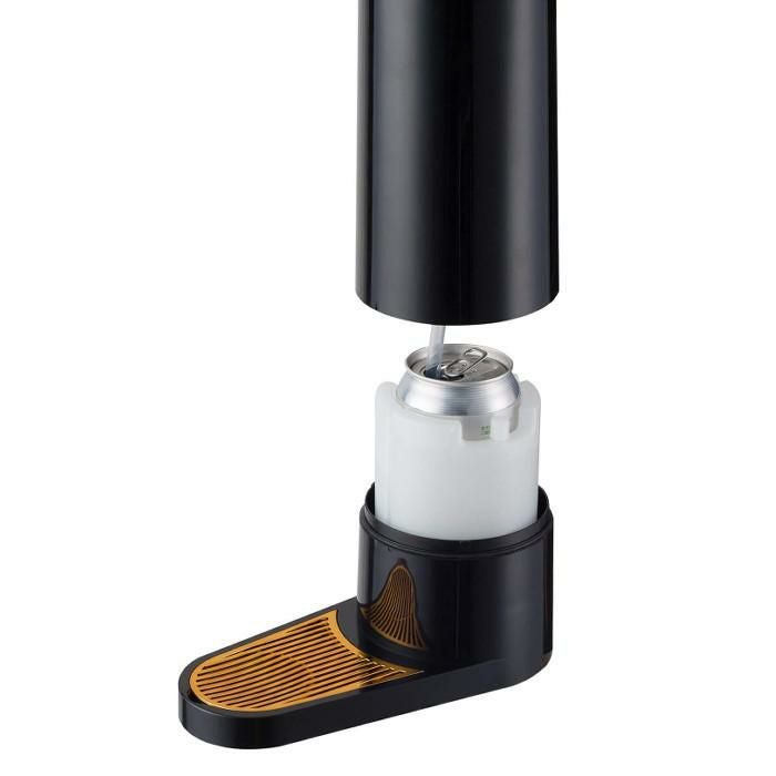 真空断熱タンブラー付き グリーンハウス 家庭用 スタンド式 ビールサーバー GH-BEERO-BK ブラック 黒 超音波式 ラッピング不可