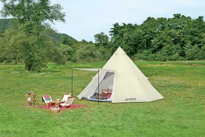 キャプテンスタッグ CSクラシック ワンポールテント オクタゴン460UV  大人8人用  UA-35/UA-0035  CAPTAIN STAG テント ラッピング不可