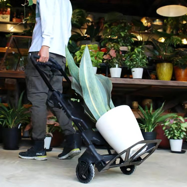 HANAOKA F-CART 2x4  ブルー  花岡 折りたたみ式 2WAY フラットカート ツーバイフォー <br> ラッピング不可