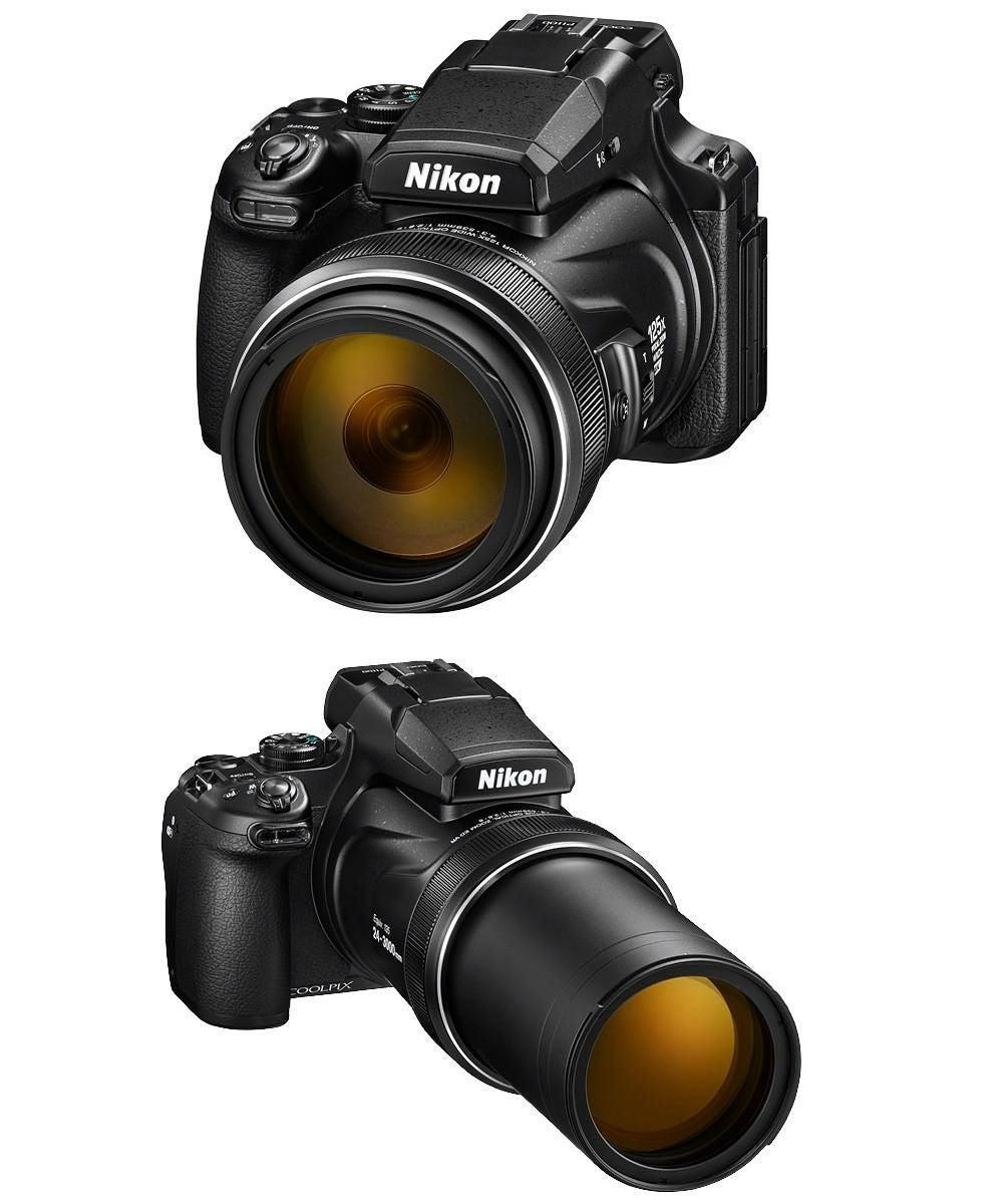 Nikon ニコン コンパクトデジタルカメラ COOLPIX P1000 クールピクス 1605万画素 手ブレ補正 高画質 3000mm相当 光学125倍 超望遠ズーム 4K動画撮影 RAW NRW 対応 野鳥撮影 月 惑星 天体