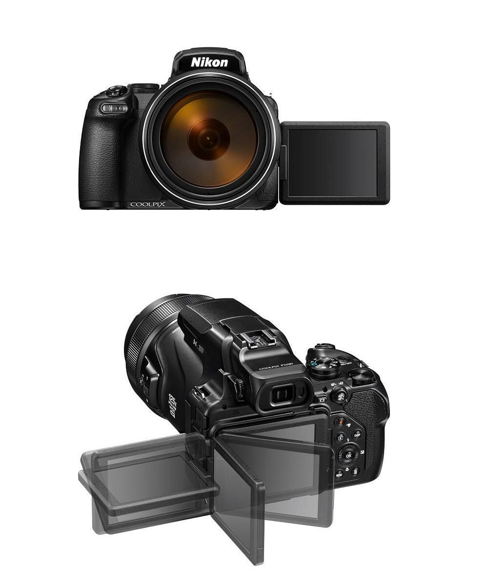 Nikon ニコン コンパクトデジタルカメラ COOLPIX P1000 クールピクス 1605万画素 手ブレ補正 高画質 3000mm相当 光学125倍 超望遠ズーム 4K動画撮影 RAW NRW 対応 野鳥撮影 月 惑星 天体