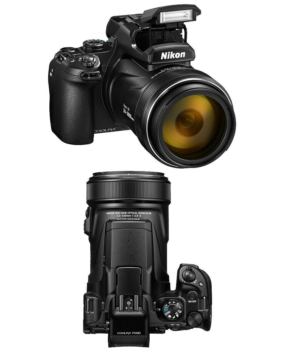 Nikon ニコン コンパクトデジタルカメラ COOLPIX P1000 クールピクス 1605万画素 手ブレ補正 高画質 3000mm相当 光学125倍 超望遠ズーム 4K動画撮影 RAW NRW 対応 野鳥撮影 月 惑星 天体