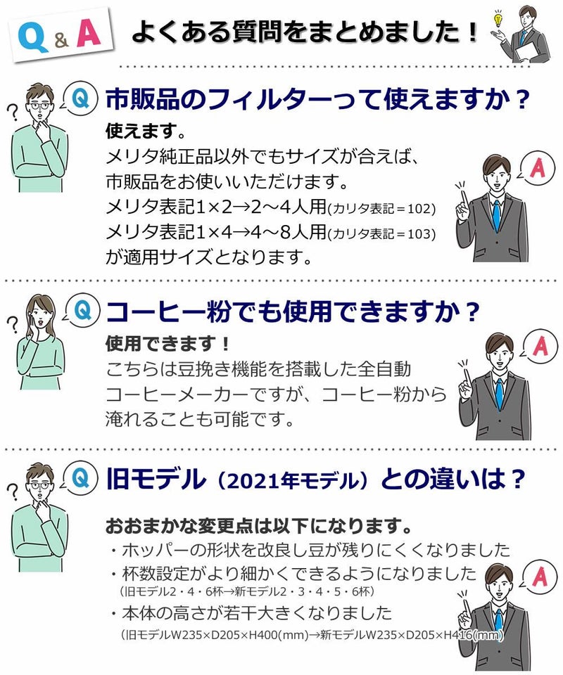 全自動コーヒーメーカー  メリタ ミル付き全自動コーヒーメーカー AFG622-1B アロマフレッシュ 750ml 6杯分  豆/粉 両方OK  コーヒーミル タイマー コニカル式ミル 珈琲 珈琲メーカー コーヒーマシン ドリップマシン  ラッピング不可