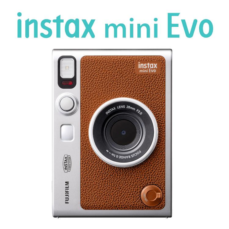 富士フイルム チェキ instax mini Evo ブラウン | ホームショッピング