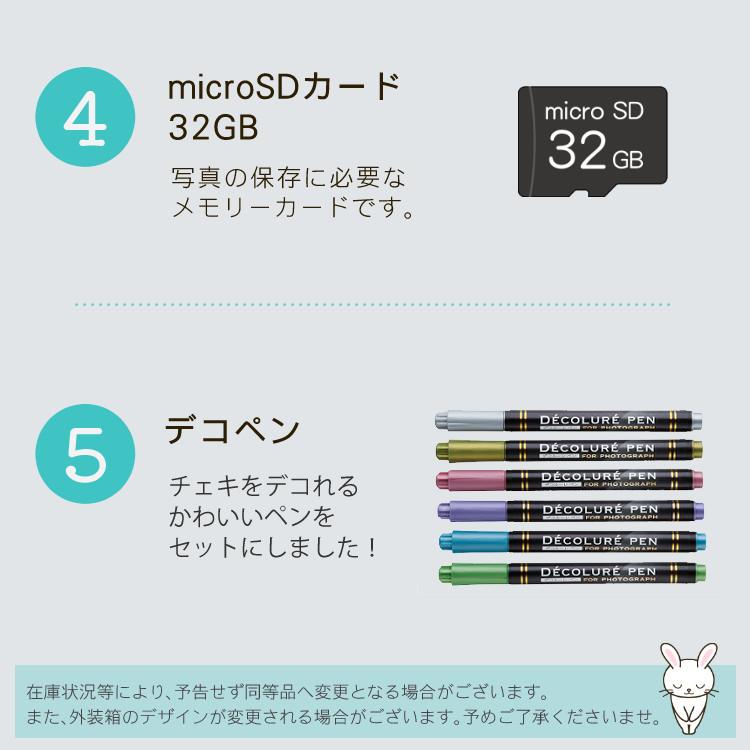 富士フイルム チェキ instax mini Evo ブラウン ハイブリッドインスタントカメラ 5点セット