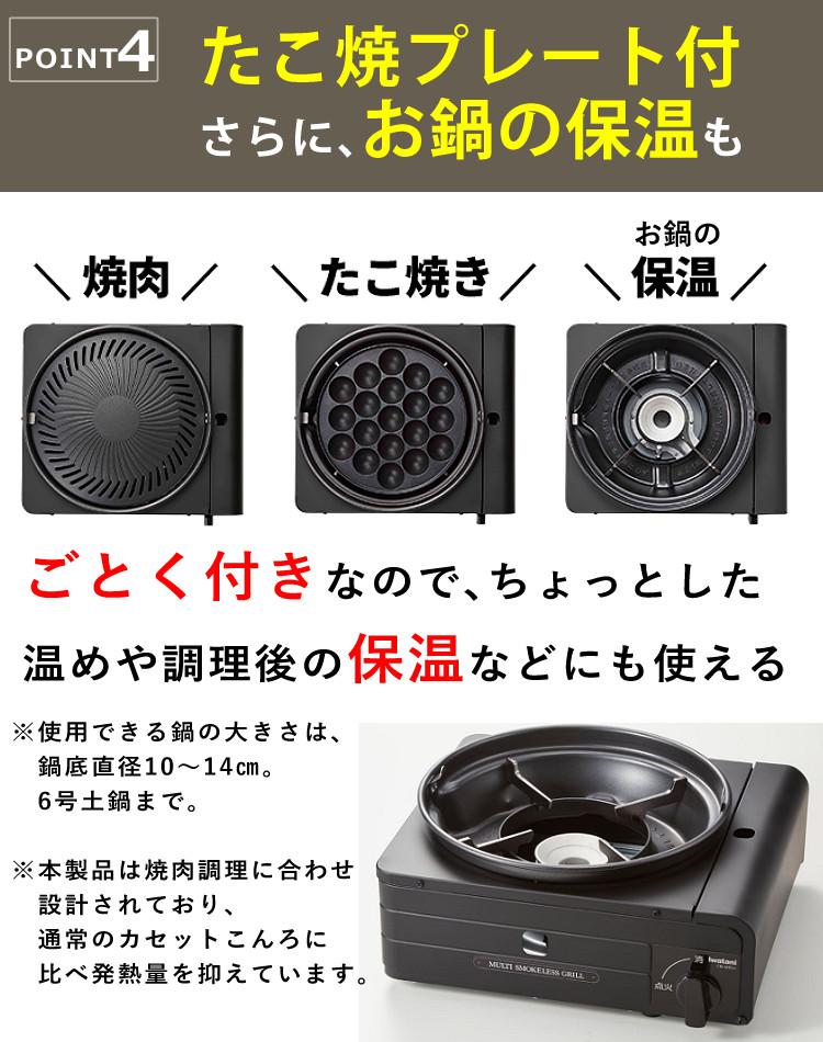 イワタニ カセットフー マルチスモークレスグリル CB-MSG-1 ＆ 焼肉