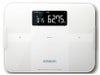 オムロン 体重体組成計 カラダスキャン KRD-608T2 ホワイト ブラック 予備電池＆クロス付き