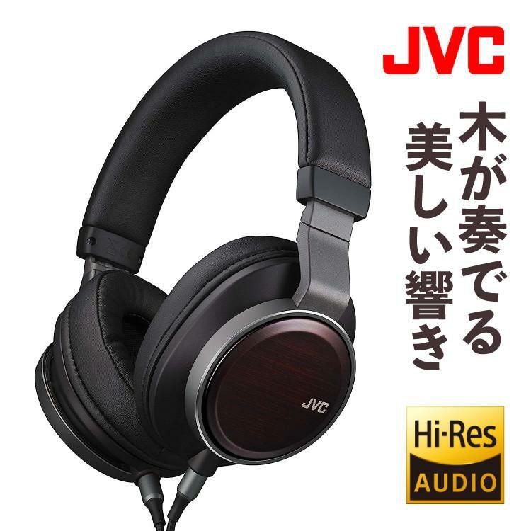 JVCケンウッド ヘッドホン WOOD 02 HA-SW02 ステレオヘッドホン バンド