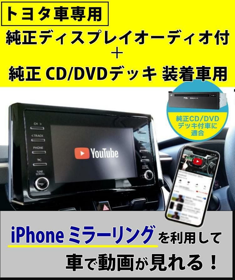 ビートソニック トヨタ車用 外部入力アダプター AVX04 ＆ 変換
