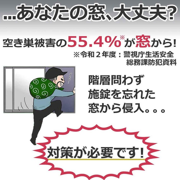 エルパ 窓用防犯アラーム ブラウン ASA-W13  BR  4点セット ラッピング不可