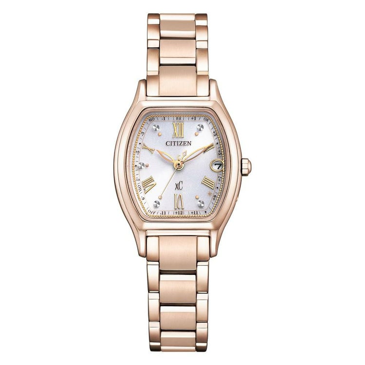 時計ケース付  シチズン CITIZEN 腕時計 ES9354-69B クロスシー xC レディース エコドライブ電波 basic collection Titania Happy Flight アナログ チタンバンド ソーラー電波  国内正規品