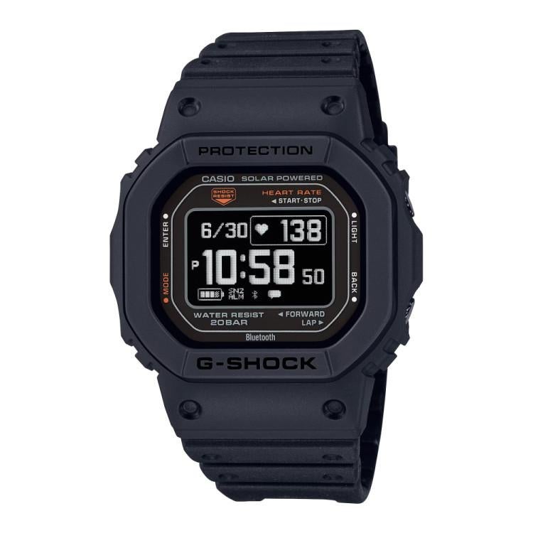選べる特典付 カシオ 腕時計 G-SQUAD ソーラー USB充電 Bluetooth デジタル メンズ 国内正規品 DW-H5600-1JR 時計スタンド付