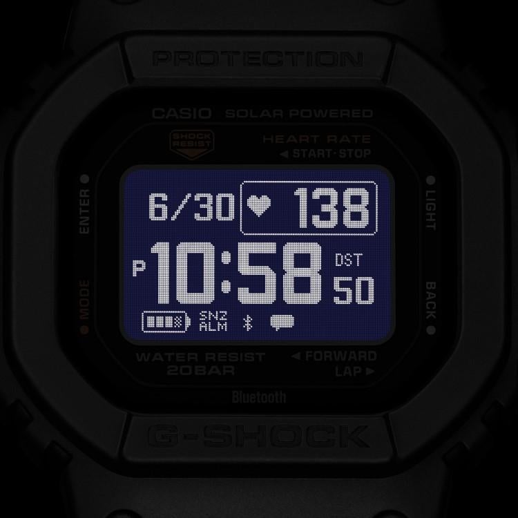 選べる特典付 カシオ 腕時計 G-SQUAD ソーラー USB充電 Bluetooth デジタル メンズ 国内正規品 DW-H5600-1JR 時計スタンド付