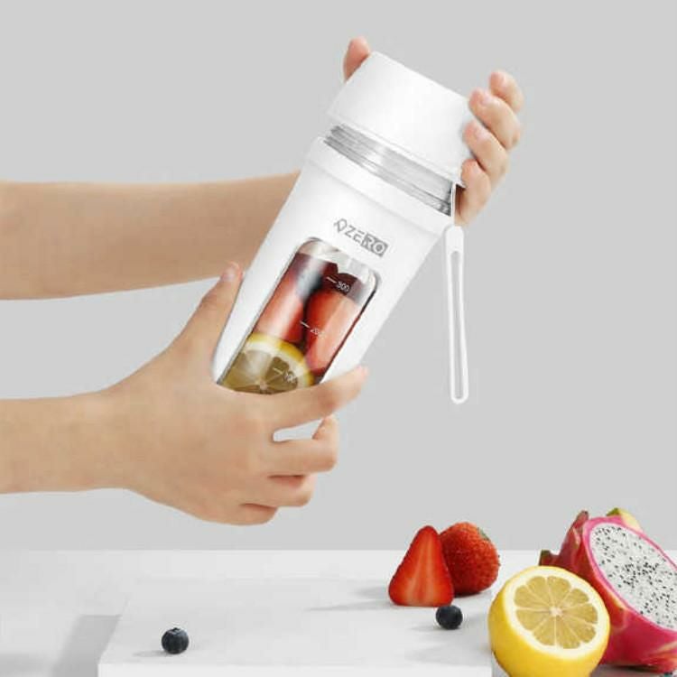ボトルブレンダー ミキサープラス ホワイト 氷も砕ける 充電式 ミキサー ZD14A55MXRV3-WT ゼロデザイン