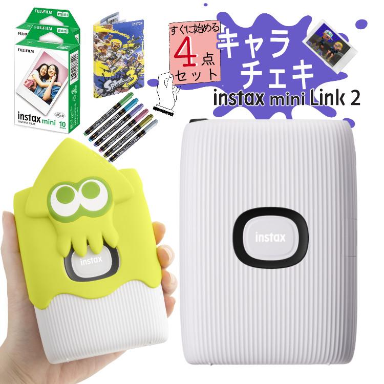 富士フイルム チェキ  instax mini Link2 SPECIAL EDITION スプラトゥーン3 ケース フィルム etc 4点セット