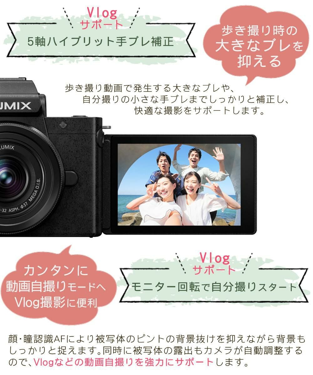 Panasonic パナソニック ミラーレス一眼カメラ LUMIX DC-G100DW-K