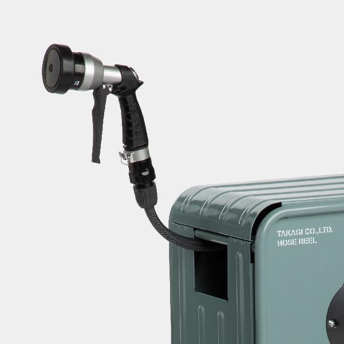 タカギ 散水ホース リフトメタルBOX 20m 工事不要 高さ2段階 RFC320GY