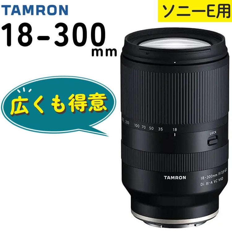 レビューでプレゼント タムロン 18-300mm F3.5-6.3 Di III-A VC VXD ソニーEマウント用 B061S