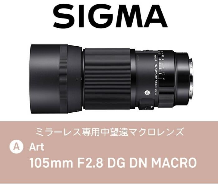 レビューでレンズキャッププレゼント  カメラレンズ＆フィルターセット シグマ SIGMA 105mm F2.8 DG DN MACRO A  ソニーEマウント用