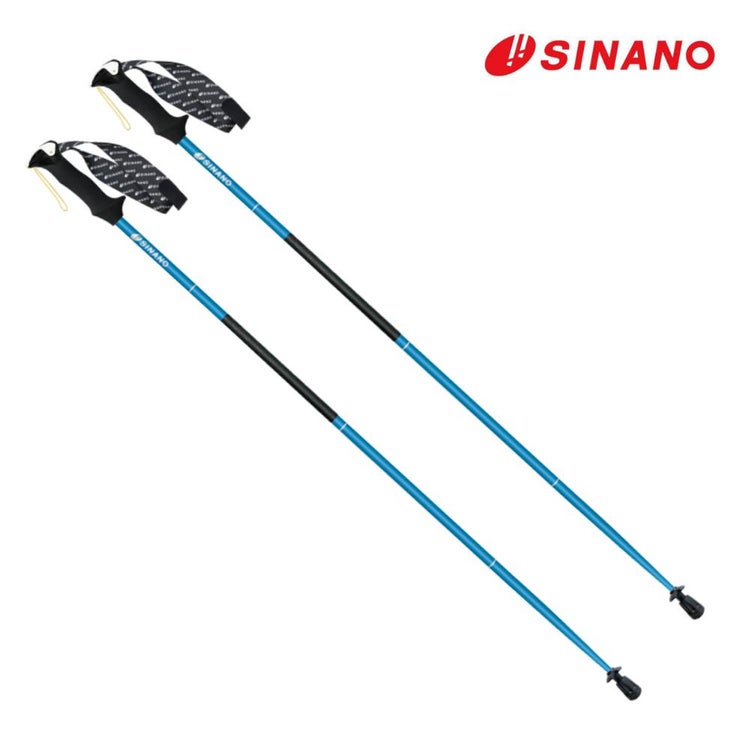 シナノ トレランポール13.6NEO ブルー 2本1組 アルミ製 折りたたみ式 SINANO トレイルランニング専用  ラッピング不可