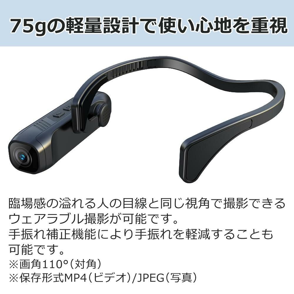 movio M308HMCAM Wi-Fi機能搭載 高画質4K Ultra HD ヘッドマウント