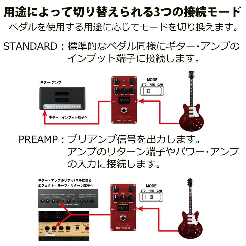 VOX エレクトリックギター用 コンパクトエフェクター MYSTIC EDGE VE