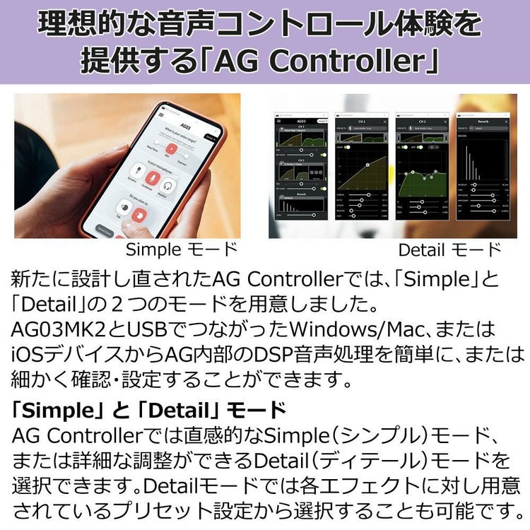 ヤマハ YAMAHA  ライブストリーミングミキサー AG03MK2 W キャノンケーブル ATL458A/3.0m セット