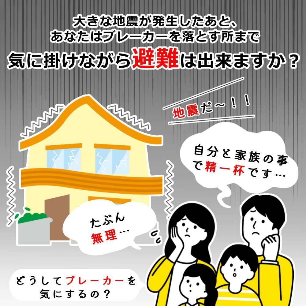 大和電器 感震ブレーカー 震太郎 X5029