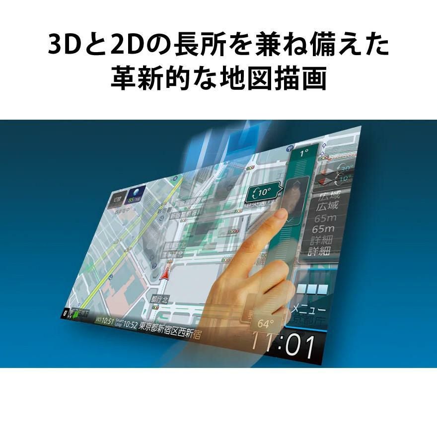 カーナビ ケンウッド MDV-M909HDF) (2022年モデル) 9インチ 彩速ナビ