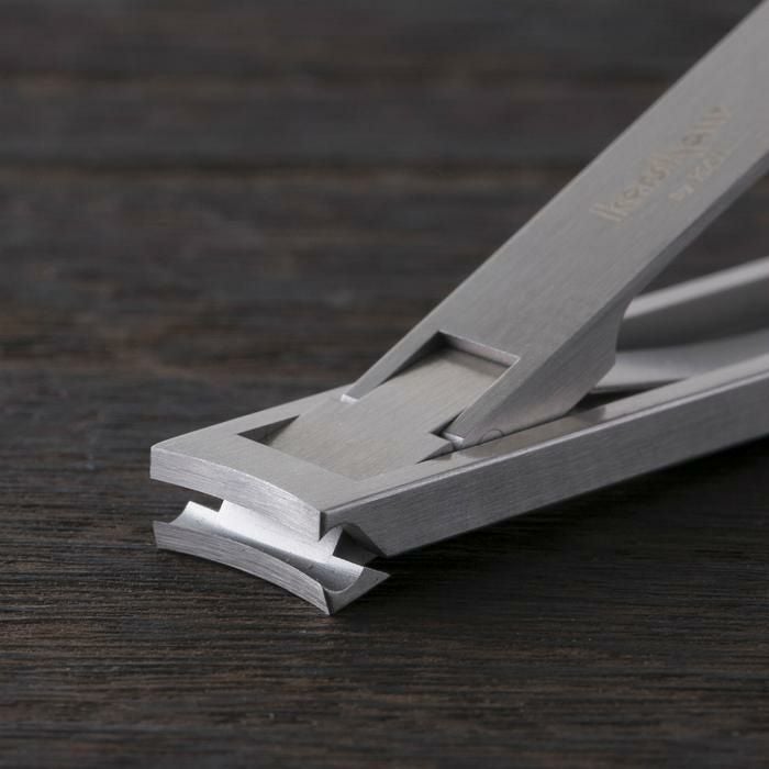 毛抜き付き！）貝印 Kershaw カーショー 爪切り リーフタイプ (革