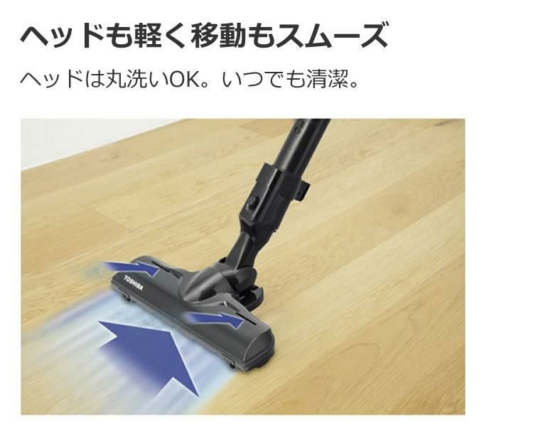 東芝 紙パック式 掃除機 キャニスター型 VC-PH65A（W）ホワイト