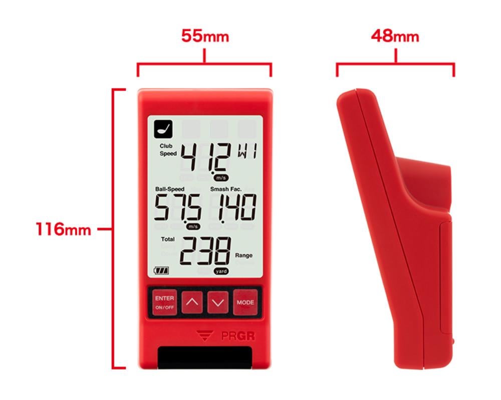 プロギア スピード測定器 RED EYES POCKET HS-130 BLE ゴルフ ヘッド