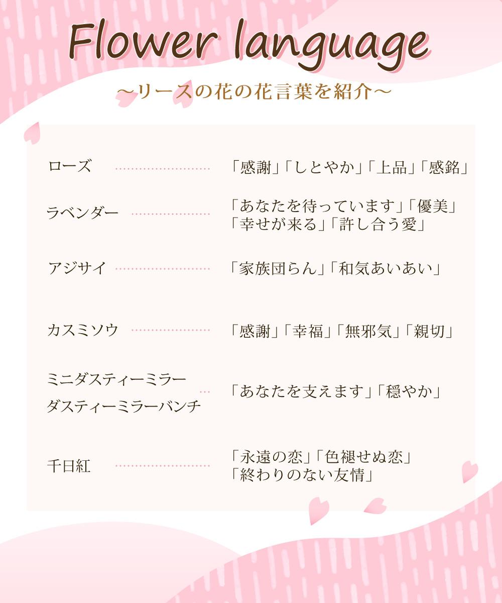 リース プリザーブドフラワー  リース 母の日 ローズ バラ フラワーアレンジメント ピンク ラベンダー