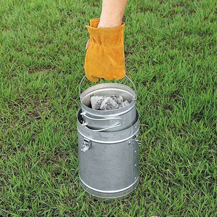 キャプテンスタッグ 火消しつぼ 火起し器 ＆エコー金属 尺五火鋏 亜鉛  450mm UG-3245＋1405-061 CAPTAIN STAG ラッピング不可