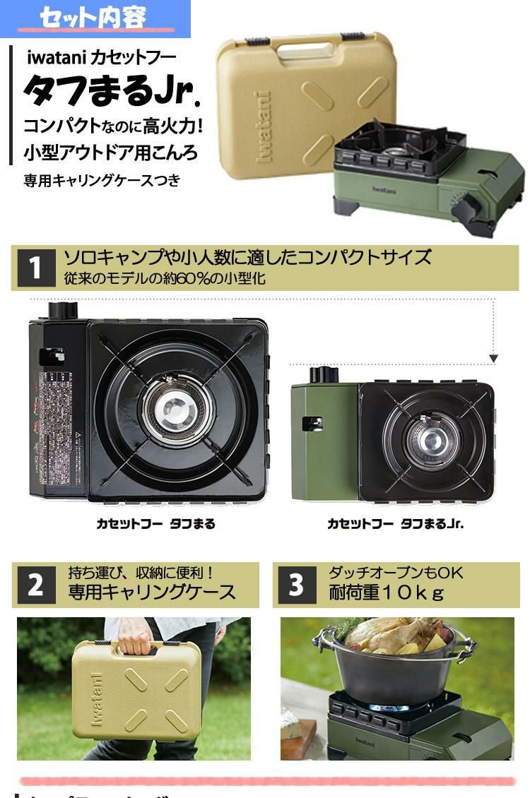 イワタニ タフまるJr ＆ キャストアルミ ホットサンド トースター