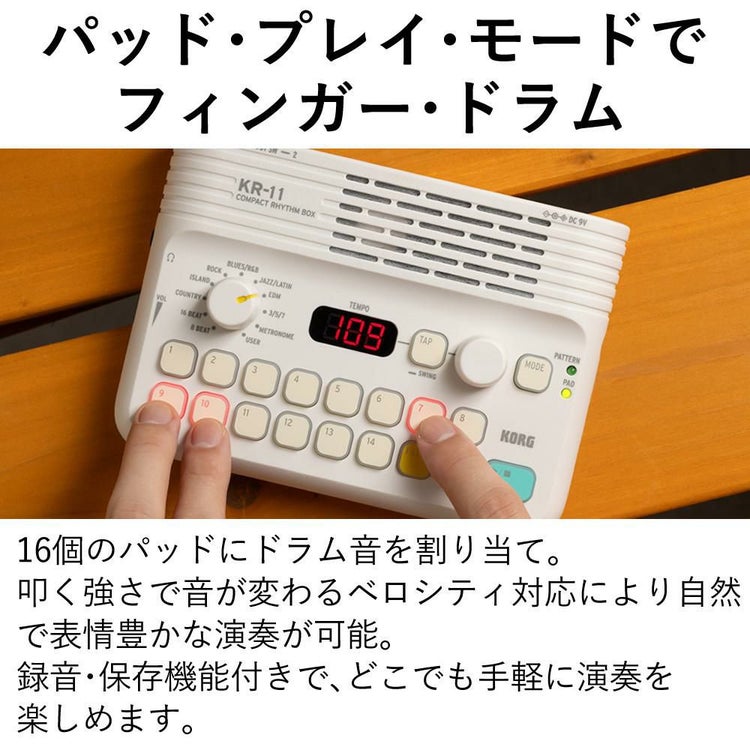 KORG コルグ コンパクト リズムボックス KR-11