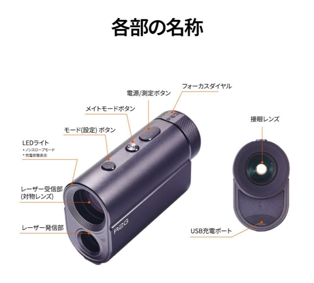 R2G レーザー距離計 MATE PRO ホワイト R25RNZ01 メイトプロ 白