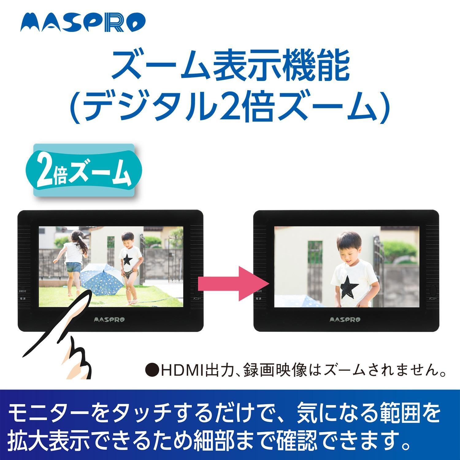マスプロ モニター＆ワイヤレスHDカメラセット EP2WCFM （ラッピング