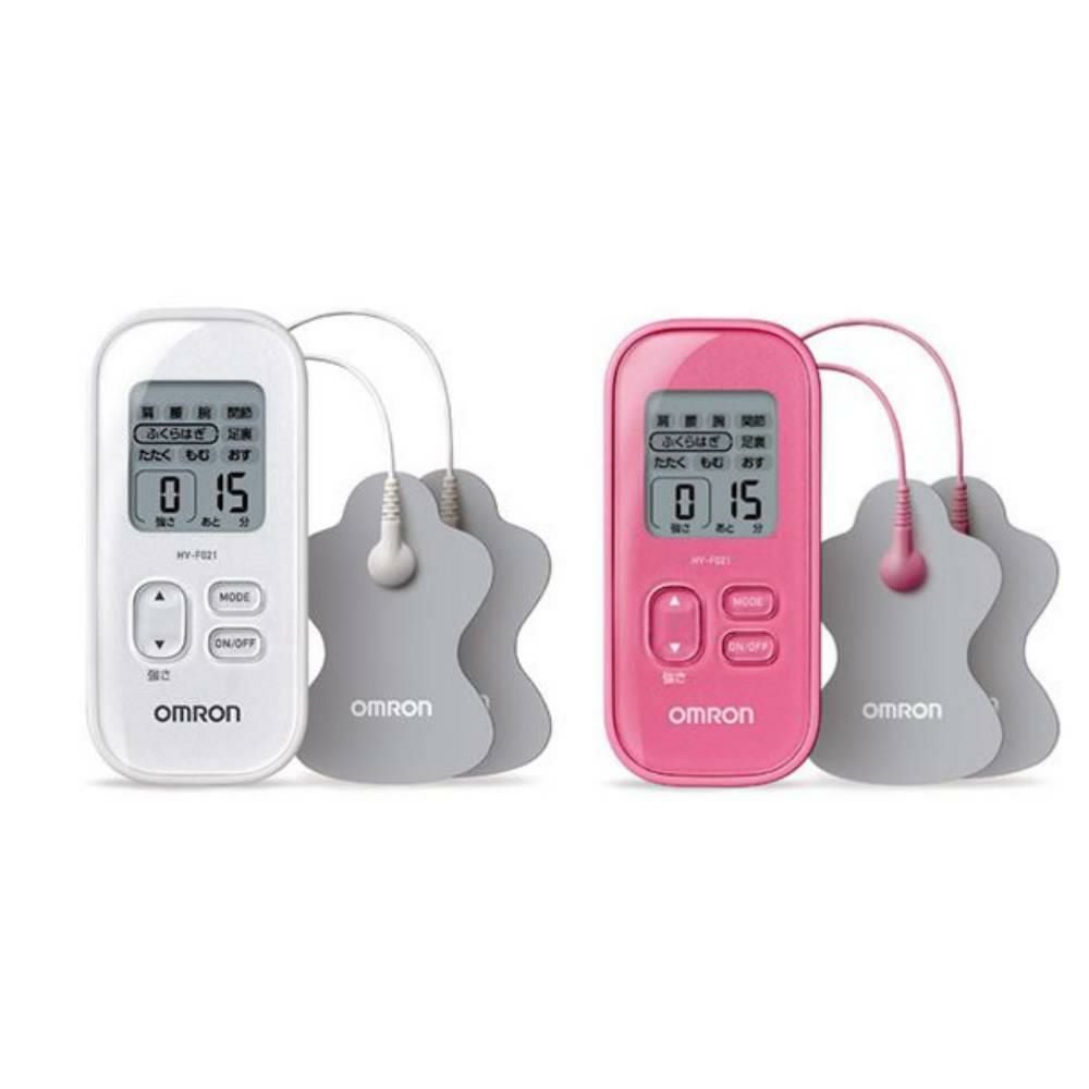 オムロン 低周波治療器 HV-F021 (W) ホワイト (PK) ピンク | ホーム