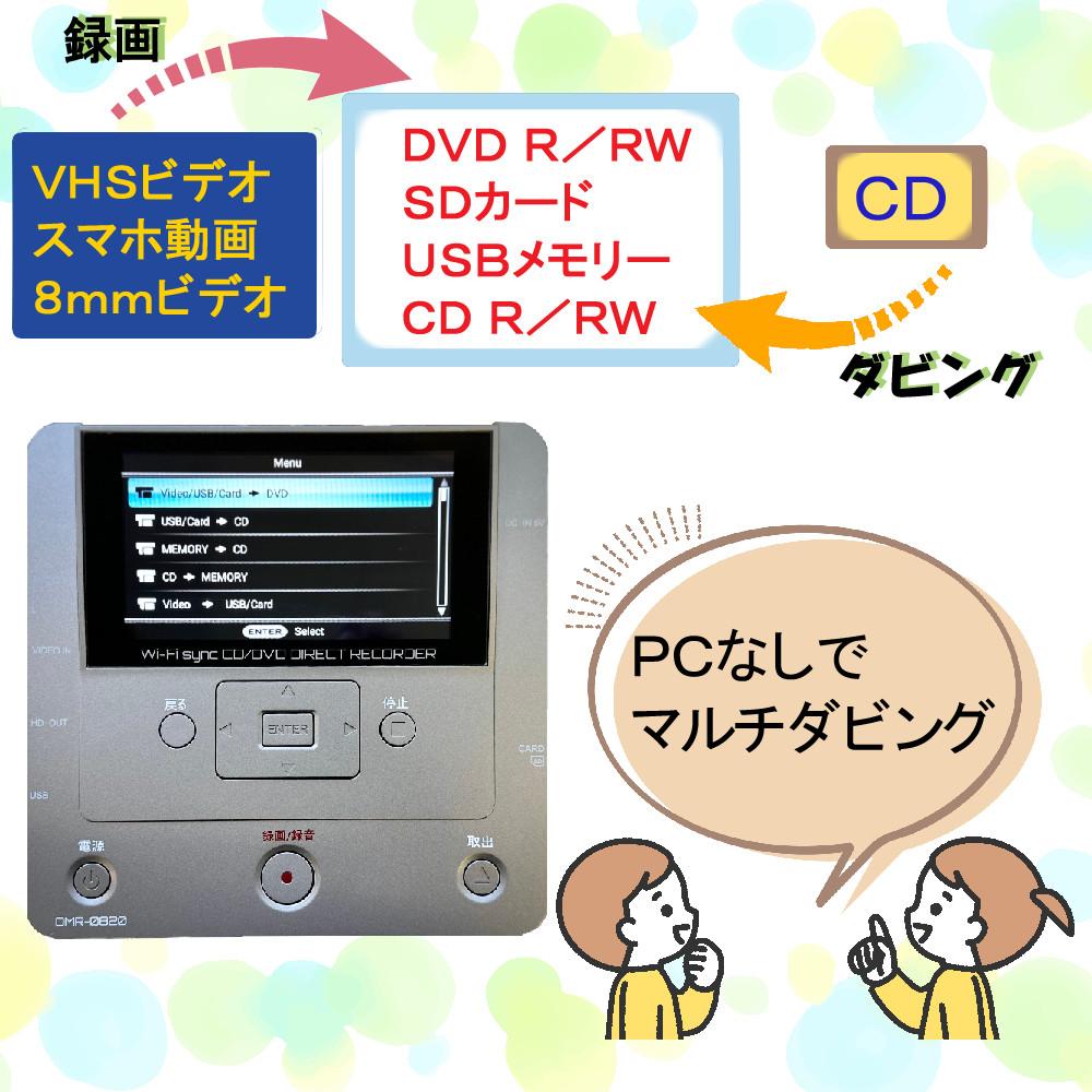 とうしょう cd ダビング パソコン 不要 DVD ビデオテープ 録右ェ門2
