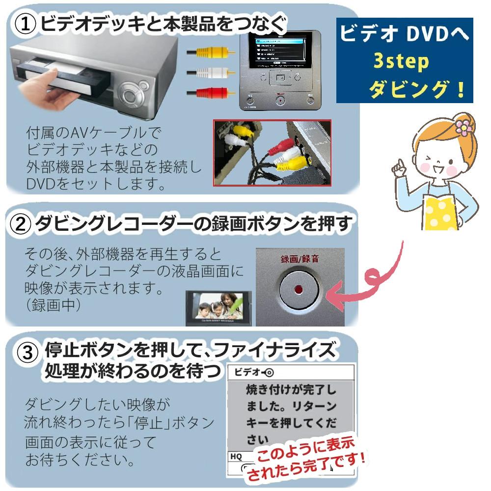とうしょう cd ダビング パソコン 不要 DVD ビデオテープ 録右ェ門2